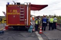 VU Gefahrgut LKW umgestuerzt A 4 Rich Koeln Hoehe AS Gummersbach P224